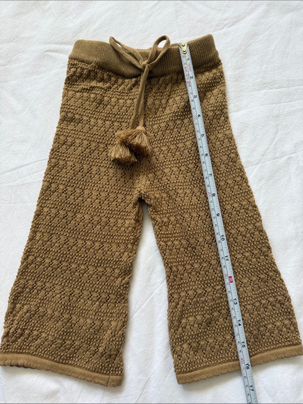 Kids Knit Casual Pants - Brown